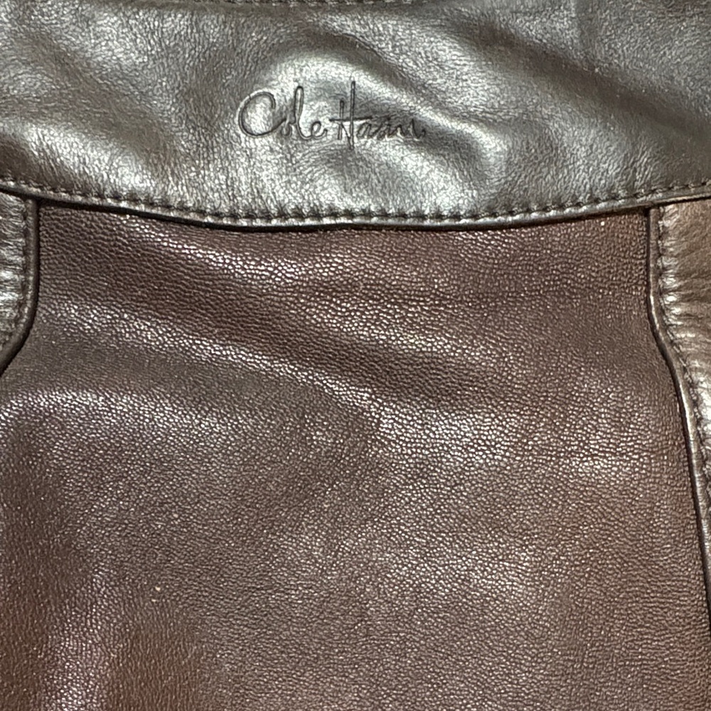 Cole Haan Brown Leather Hobo Bag